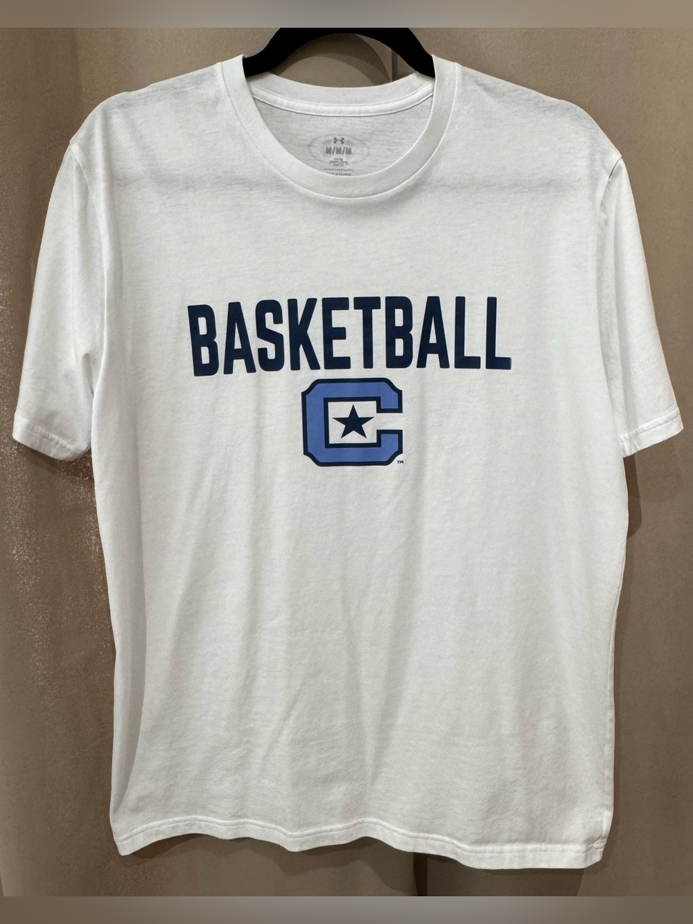 Under Armour, Citadel Basketball Team Graphic Tee with Team Logo – Player Gear